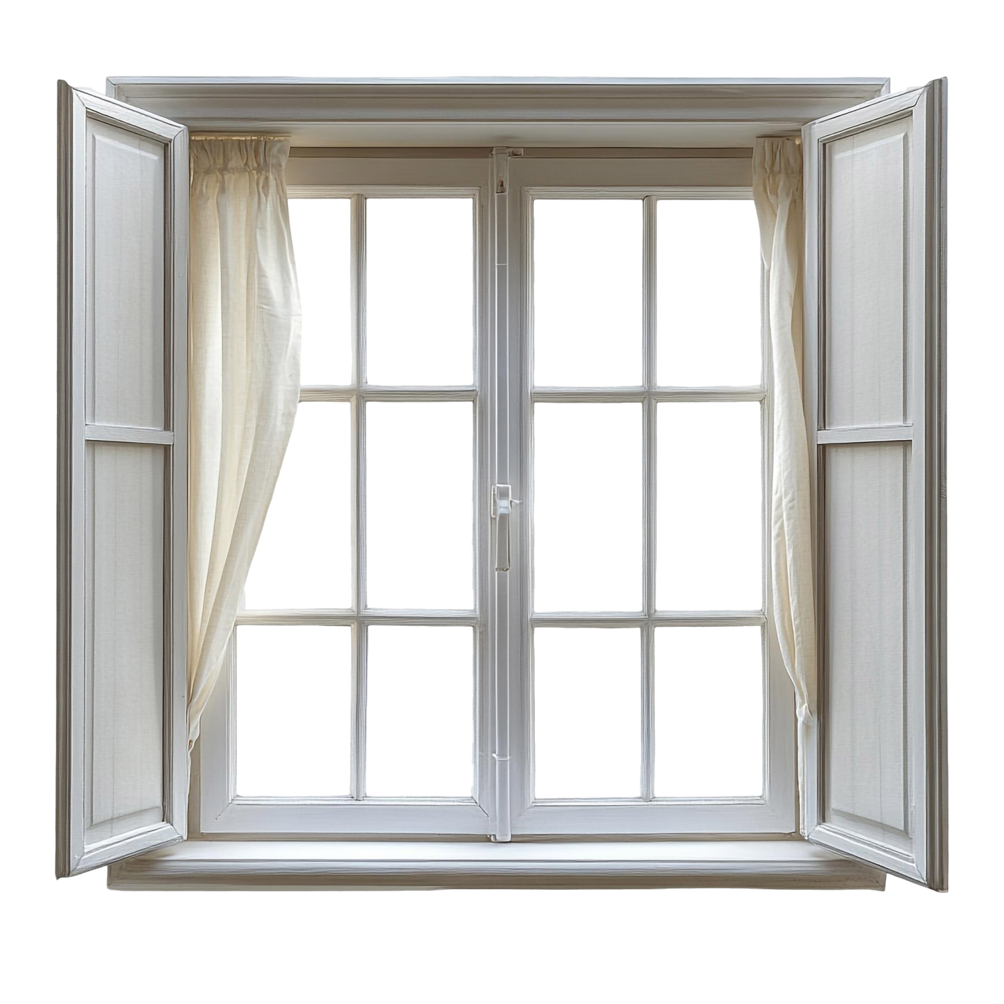Fenêtre blanche propre Fenêtre blanche propre